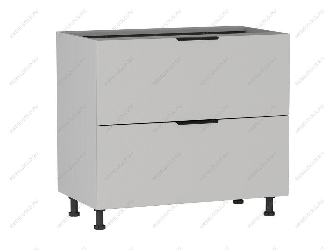 Стол с ящиками СЯ-2-90, Ватель (900*523*820) Экокожа Белый, 23924