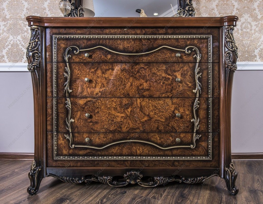 Комод Джоконда корень дуба глянец (спальня) | изображение 3