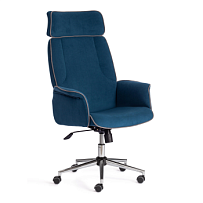 Кресло CHARM, флок, синий, 32