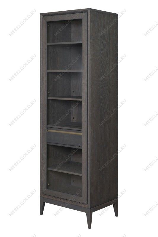 Витрина однодверная Сидней, дуб графит, левая | изображение 1