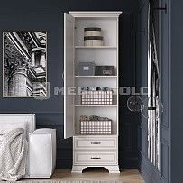 Шкаф 1-створчатый Тиффани 1D2S вудлайн кремовый