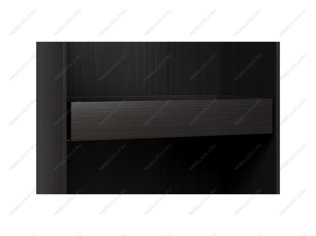 Ящик МАКС длинный выдвижной в двухдверный шкаф, ДСП, цвет Дуб Венге | изображение 1