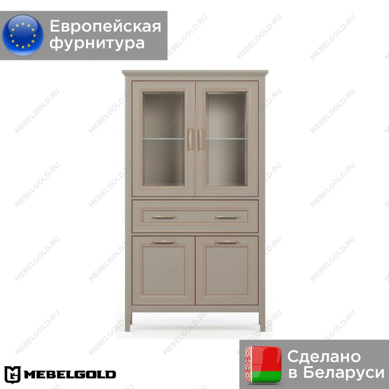 Шкаф-витрина Классик REG2W2D1S/170 | изображение 1