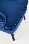 Кресло Halmar RAVEL (темно-синий/черный) | изображение 5