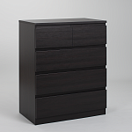 МАЛЬТА комод ИКЕА / IKEA 3+2 ящика 80х99 Дуб Венге | изображение 1