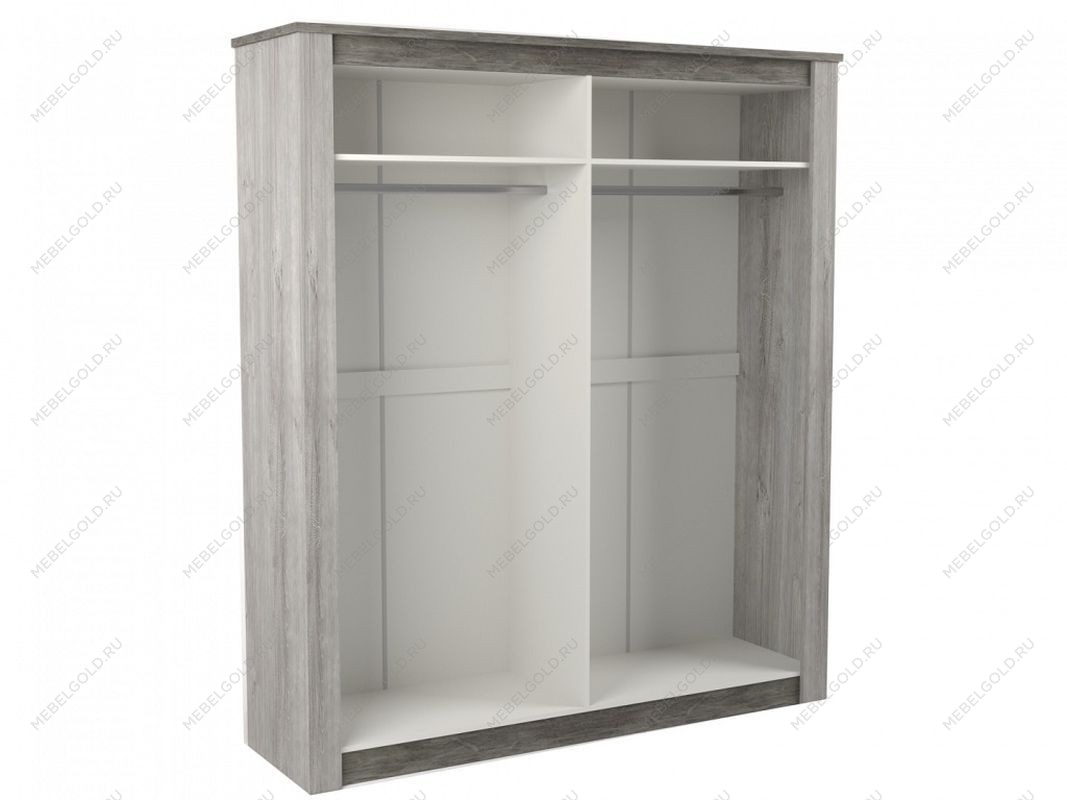 Шкаф 4-х дверный 2194, Денвер (1920*538*2194) Риббек серый, 11712 | изображение 1