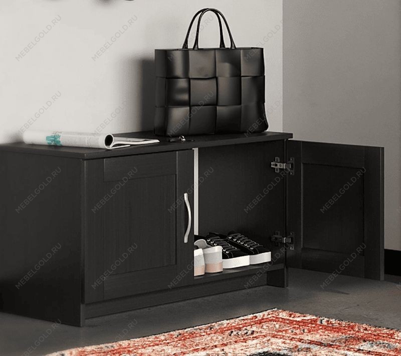 БРИМНЭС / СИРИУС тумба ИКЕА / IKEA 2 двери 78х47 Дуб Венге | изображение 4