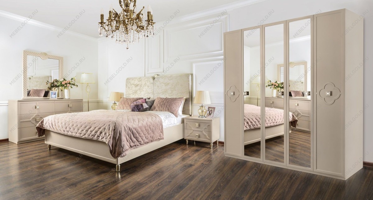 Спальня Фелисия 5-дверная мокко | изображение 1