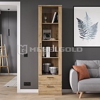 Шкаф с витриной Дорсет 1V2S