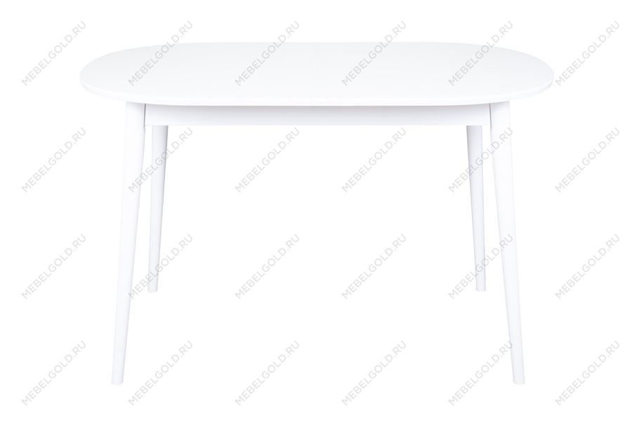 Стол овальный Алиса-1200 (белый/белый) раздвижной | изображение 3