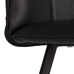 Стул обеденный Bari, LT, экокожа, черная, 41х55х89 см | изображение 8