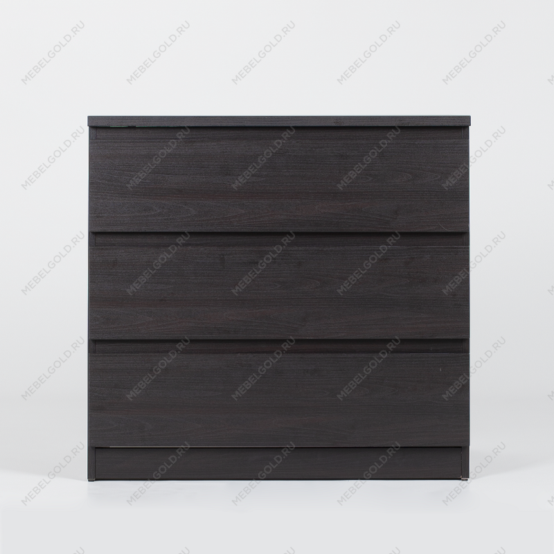 МАЛЬТА комод ИКЕА / IKEA 3 ящика 80х76 Дуб Венге | изображение 2