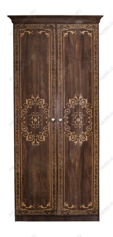 Шкаф Патрисия 2-дверный без зеркал караваджо глянец