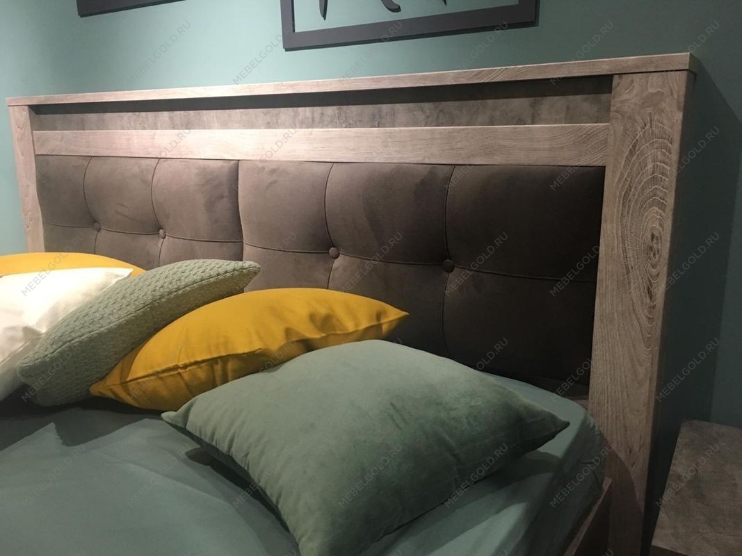 Мягкая вставка изголовья кровати Люкс 1800, Денвер (1760*365*60) Коричневый, 910514 | изображение 1