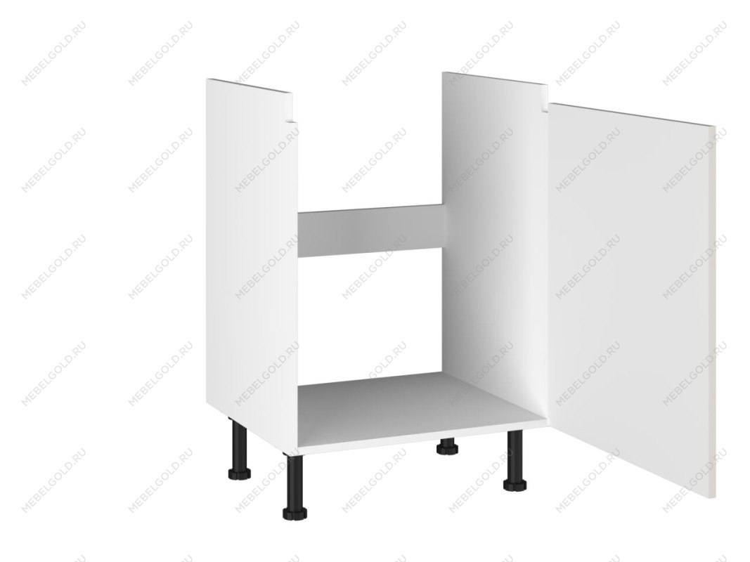 Стол под мойку СМ-60, Виста (600*520*870) Экокожа Белый, 26210 | изображение 1