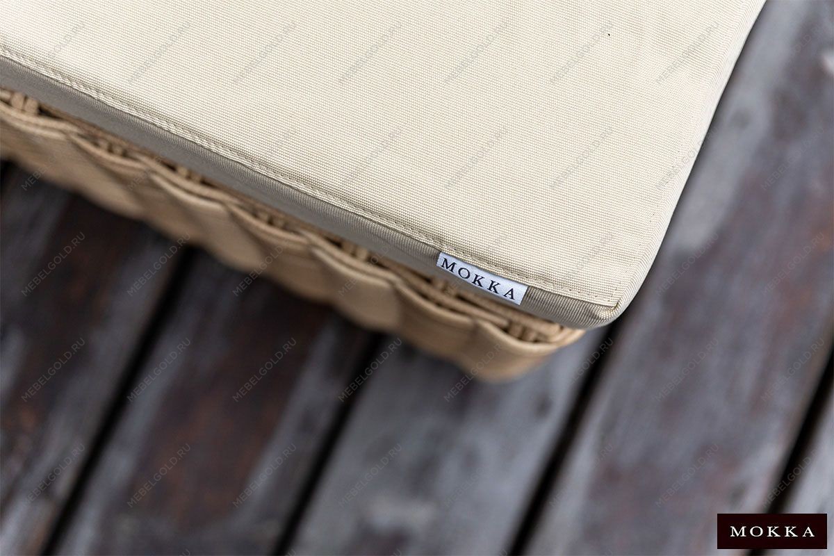 MOKKA BELLA пуф малый, соломенный | изображение 2