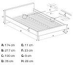 Кровать Halmar SANDY 160 (белый) | изображение 7