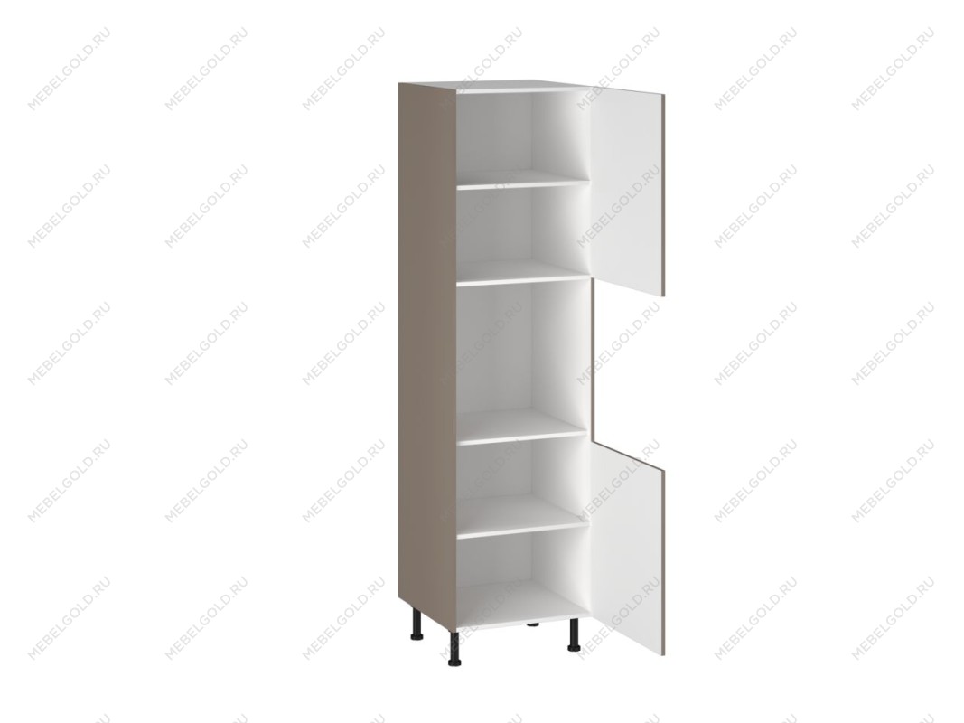 Шкаф-пенал ПГ-60 бока МДФ, Виста (600*586*2216) Мокко, 25473 | изображение 1