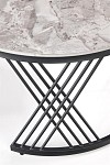Комплект Halmar FLAMINGO, 2 стола журнальных (серый мрамор/черный) | изображение 7