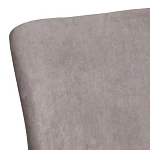 Стул обеденный La Rousse (2 шт. в упаковке), NEW, велюр, серый/чёрный, 29, 45х55х93 см | изображение 8