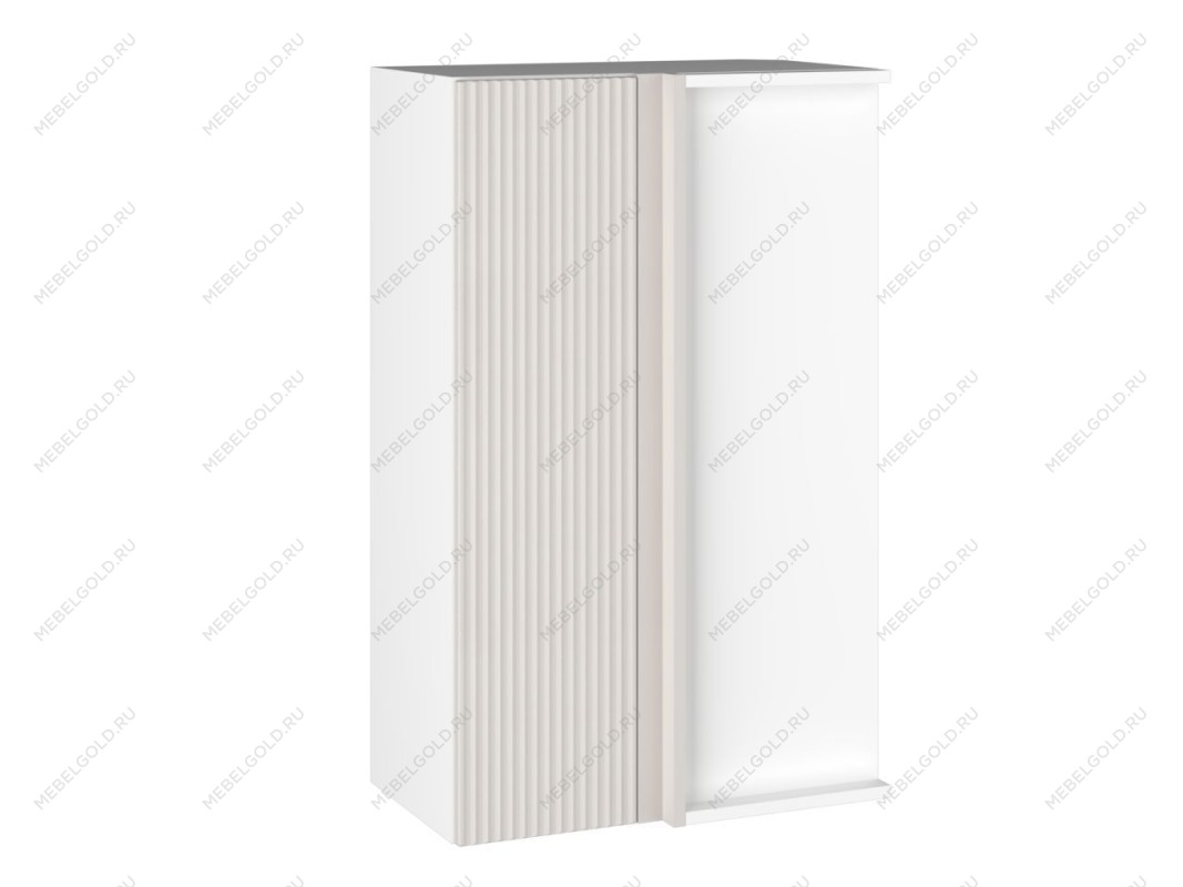 Шкаф 960 ШВП-60 левый, Виста (600*350*960) Экокожа Белый, 26318