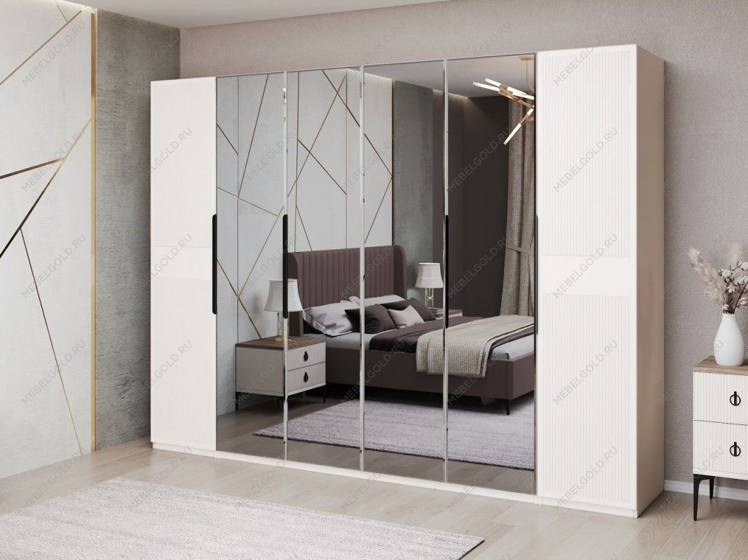 Шкаф Стелла 6-дверный белый | изображение 1