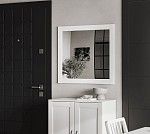 БРИМНЭС / СИРИУС зеркало ИКЕА / IKEA навесное 78х78 белое | изображение 4