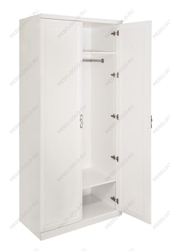 Шкаф детский Мишель 2-ств без зеркал белый матовый | изображение 1