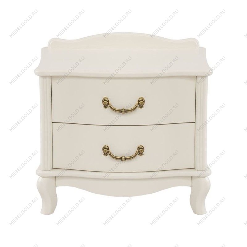 Прикроватная тумбочка Джульетта (2 ящика) молочный дуб | изображение 1