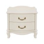 Прикроватная тумбочка Джульетта (2 ящика) молочный дуб | изображение 1