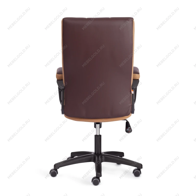 Кресло TRENDY (22), кож/зам/ткань, коричневый/бронзовый, 36-36/21 | изображение 3