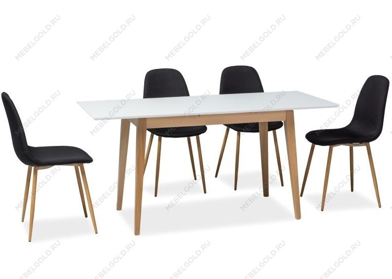 Стул кухонный Signal FOX (бежевый/дуб) | изображение 2