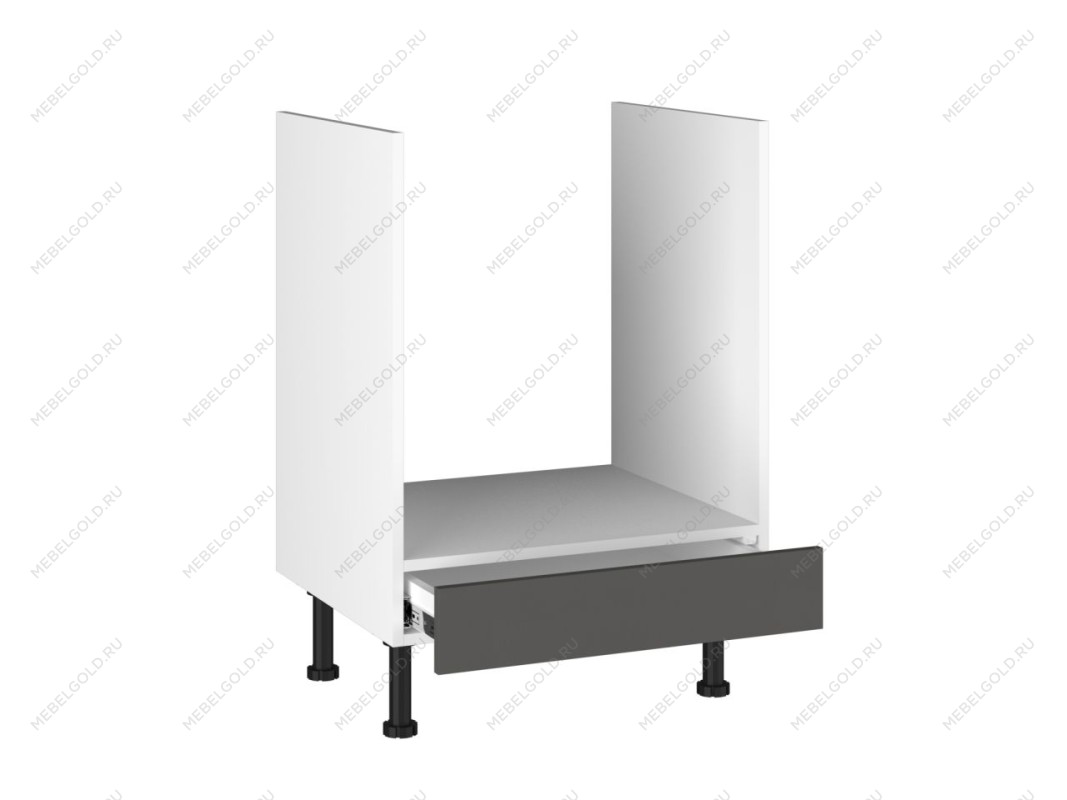 Стол под духовой шкаф СД-60, Виста (600*523*870) Экокожа Серый, 26609 | изображение 1