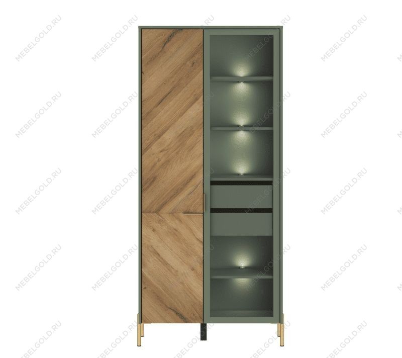 Витрина Сиена REG1W1D с подсветкой