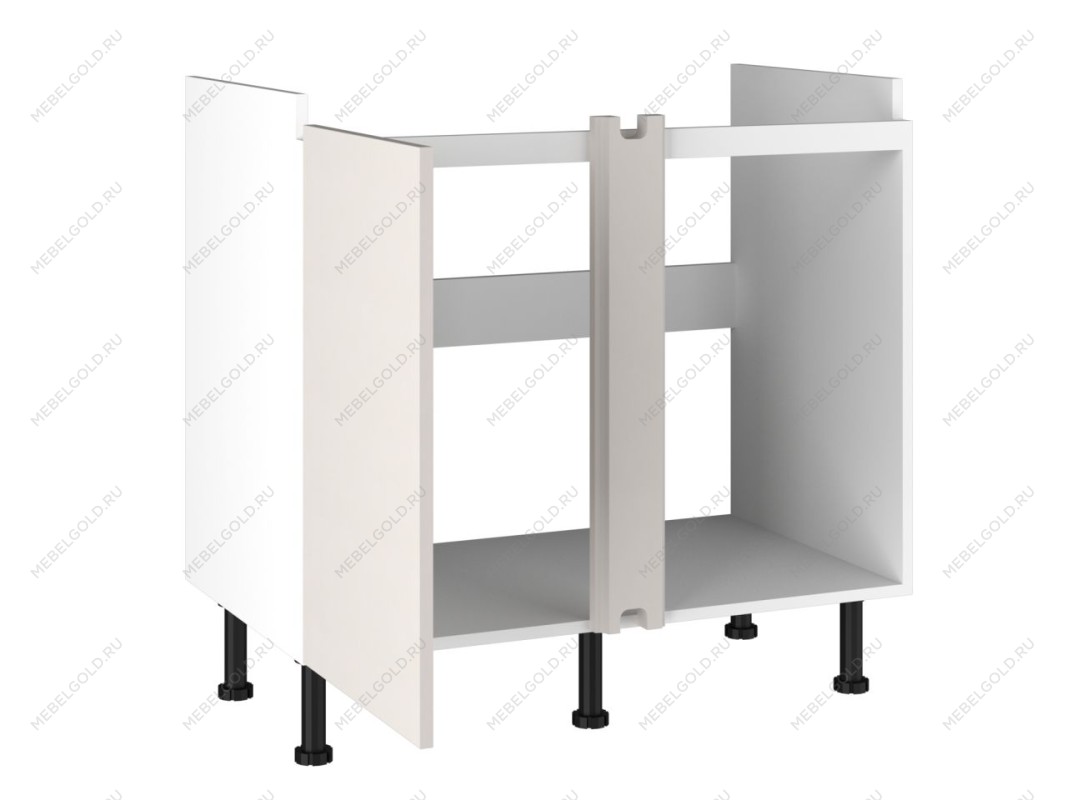 Стол под мойку угловой СМУ-100, Виста (900*534*870) Экокожа Белый, 26303 | изображение 1