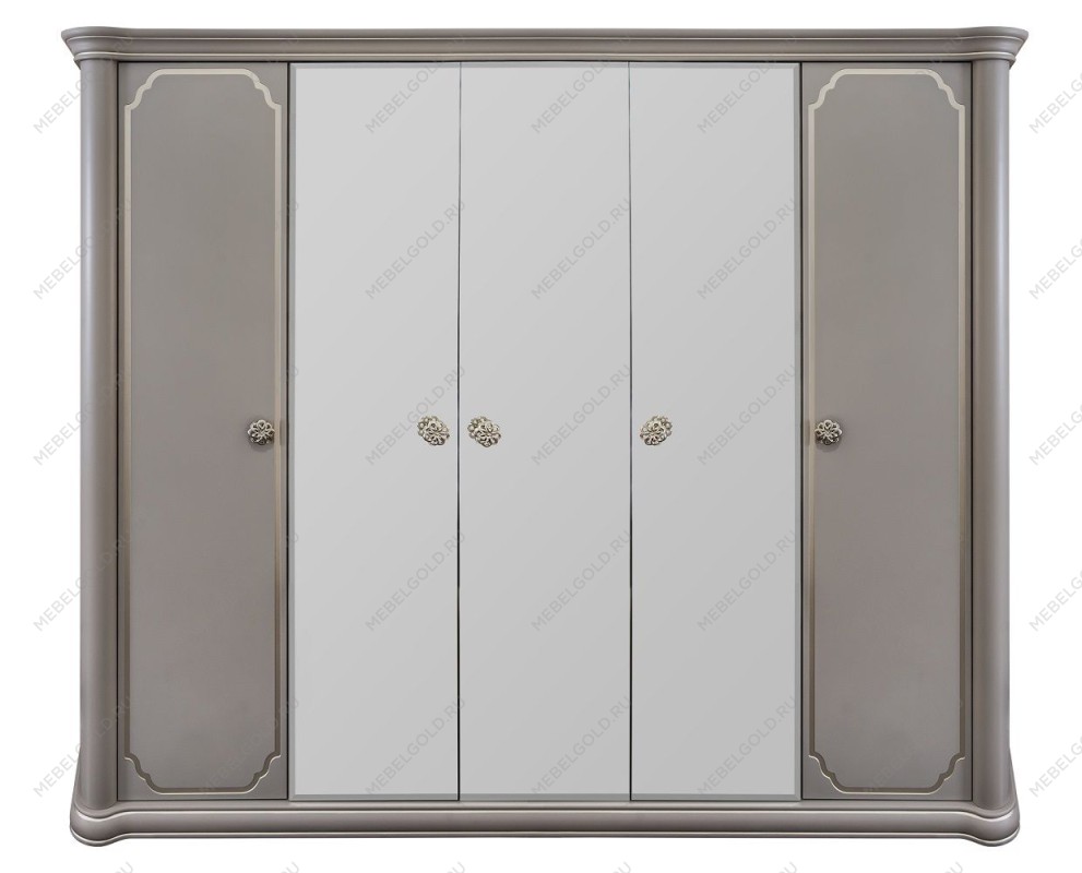 Шкаф Лали 5-дверный серый камень | изображение 1