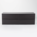 МАЛЬТА комод ИКЕА / IKEA 4 ящика 160х54 Дуб Венге | изображение 2