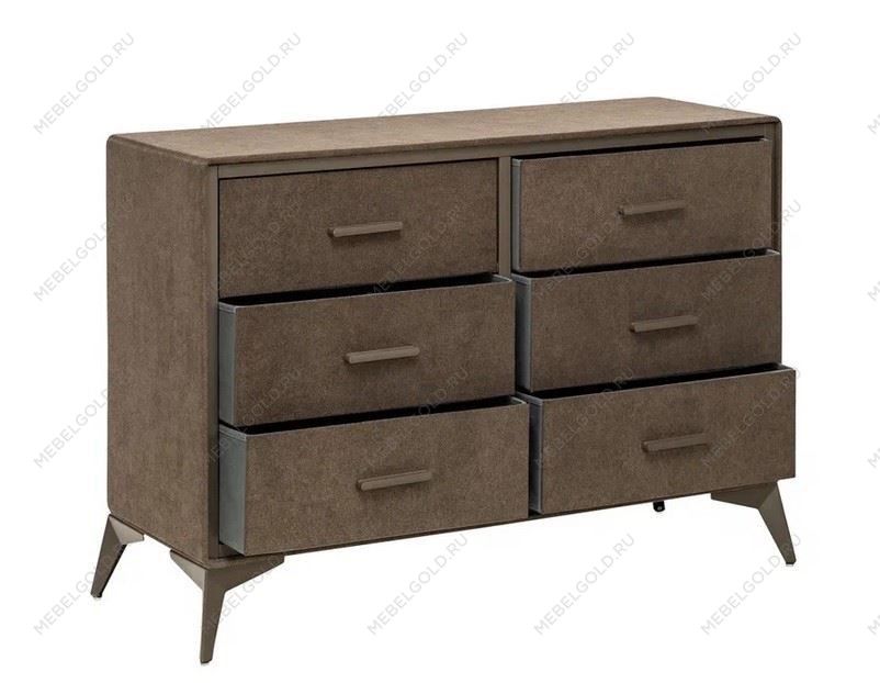 Комод Кассио 6 ящиков (Коричневый) | изображение 1
