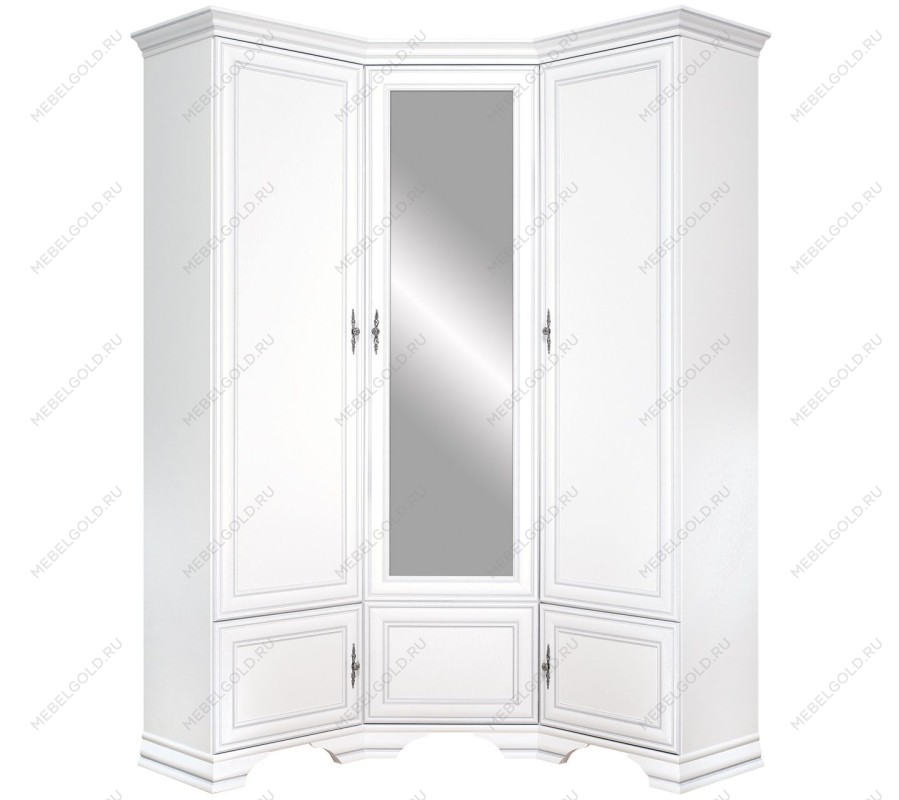 Шкаф угловой Кентаки SZFN5D белый