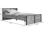 Кровать Лофт LOZ120х200 | изображение 10