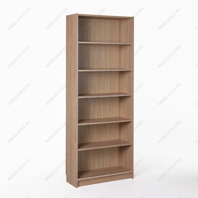 МАЛЬМ / VARMA Стеллаж ИКЕА / IKEA 80, 80x200x28, шпон, беленый дуб | изображение 1