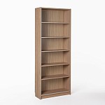 МАЛЬМ / VARMA Стеллаж ИКЕА / IKEA 80, 80x200x28, шпон, беленый дуб | изображение 1