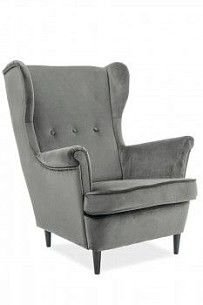 Кресло Signal LORD Velvet Bluvel 14 (серый)