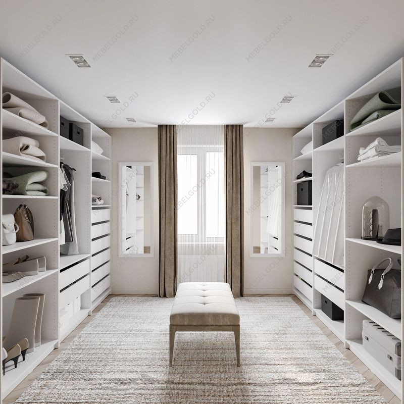 Полка МАКС длинная в двухдверный широкий шкаф, ДСП, цвет белый | изображение 3