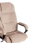 Кресло BERGAMO хром (22), флок, бежевый, 7 | изображение 8