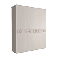 Шкаф 4-х дв. Bogemia Fillini (Шелк/Золото) БМШ2/4(Fi)