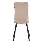 Стул обеденный La Rousse (2 шт. в упаковке), NEW, велюр, бежевый/черный, 7, 45х55х93 см | изображение 3