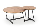 Стол журнальный Halmar KARIDA-S (дуб натуральный/черный) | изображение 4