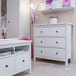 САГА комод 3 ящика белый | изображение 5