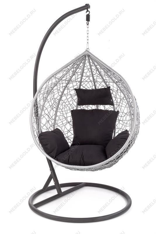 Кресло Halmar EGGY (серый/черный)